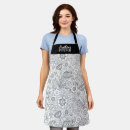 Search for black calligraphy aprons Cute