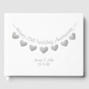 Search for 25th anniversary wedding guest books Modern