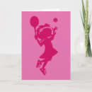 Search for tennis birthday cards Pink