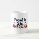 Search for proud to be an american mugs Red white blue