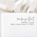 Search for signature return address labels Typography