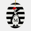 Search for penguin christmas tree decorations Black