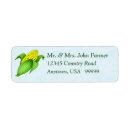 Search for corn return address labels Corn on the cob
