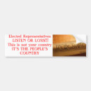 Search for representative bumper stickers Politics