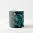 Search for leo zodiac mugs Black