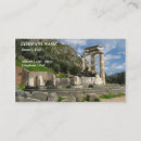 Search for ancient business cards Temple