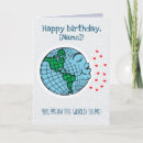 Search for you mean the world to me cards Cute