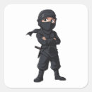 Search for cartoon ninja stickers Warrior