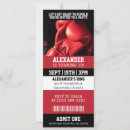 Search for boxing invitations Black