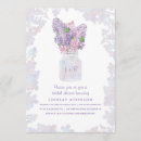 Search for lilac bridal shower invitations Watercolor