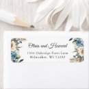 Search for blue floral return address labels Autumn