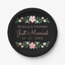 Search for just married plates Floral