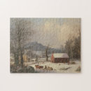 Search for snow scene puzzles Sleigh