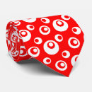 Search for circle red ties White