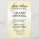 Search for salon grand opening flyers Gold