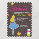 Search for mad hatter bridal shower invitations Bride