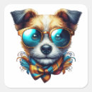 Search for art glass stickers Dog
