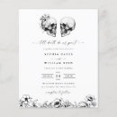 Search for gothic wedding invitations Skull