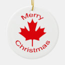 Search for canada flag christmas tree decorations Leaf