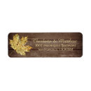 Search for rustic barn wedding return address labels Wood