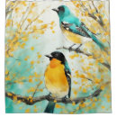 Search for tree birds shower curtains Colourful