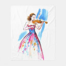 Search for violin blankets Watercolor