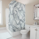 Search for white marble shower curtains Marbling