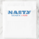 Search for nasty women stickers Political