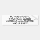 Search for hang up and drive bumper stickers Safety