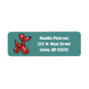 Search for balloons return address labels Red