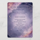 Search for celestial wedding programs Moon and stars