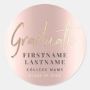 Search for rose gold graduation stickers Glitter