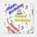 Search for happy birthday cake magnets Birthdays