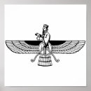 Search for zoroastrian art Faravahar