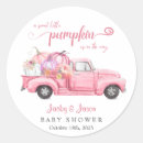 Search for vintage truck stickers Fall baby shower