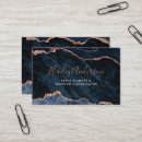 Search for navy and rose gold business cards Agate