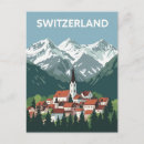 Search for alpine chalet postcards Switzerland