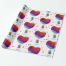 Search for love wrapping paper Cat