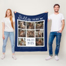 Search for wedding photos blankets Blue