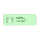 Search for footprints return address labels Boy