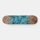 Search for marble skateboards Gold glitter