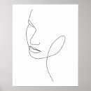 Search for abstract woman art posters Black and white
