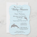 Search for dolphin baby shower invitations Blue