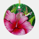 Search for hibiscus christmas tree decorations Watercolor