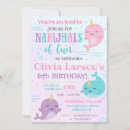 Search for narwhal party invitations Narwhals