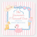 Search for turning one stickers Girl