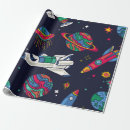 Search for spaceship wrapping paper Boys