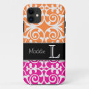 Search for orange damask iphone cases White