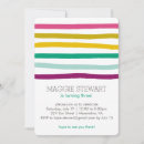 Search for rainbow stripe invitations Trendy