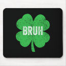 Search for st patrick party mousepads Shamrock